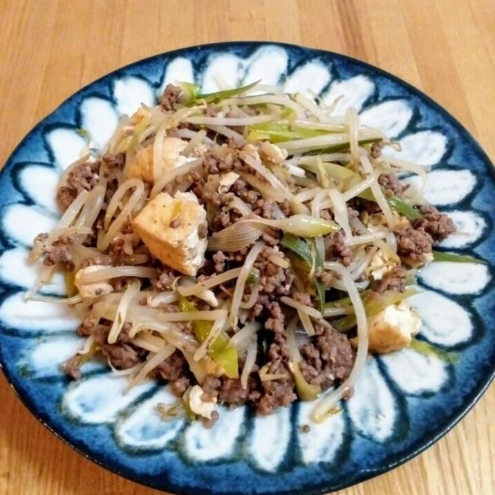 ♪こく旨＊もやしと挽き肉炒め♡焼き肉のたれ味♪